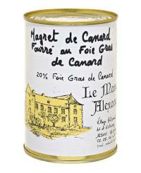 Magret de Canard au Foie-Gras - eingemachte Entenbrust mit 20% Foie-Gras 383g 