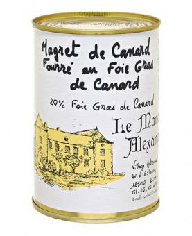Magret de Canard au Foie-Gras - eingemachte Entenbrust mit 20% Foie-Gras 383g 